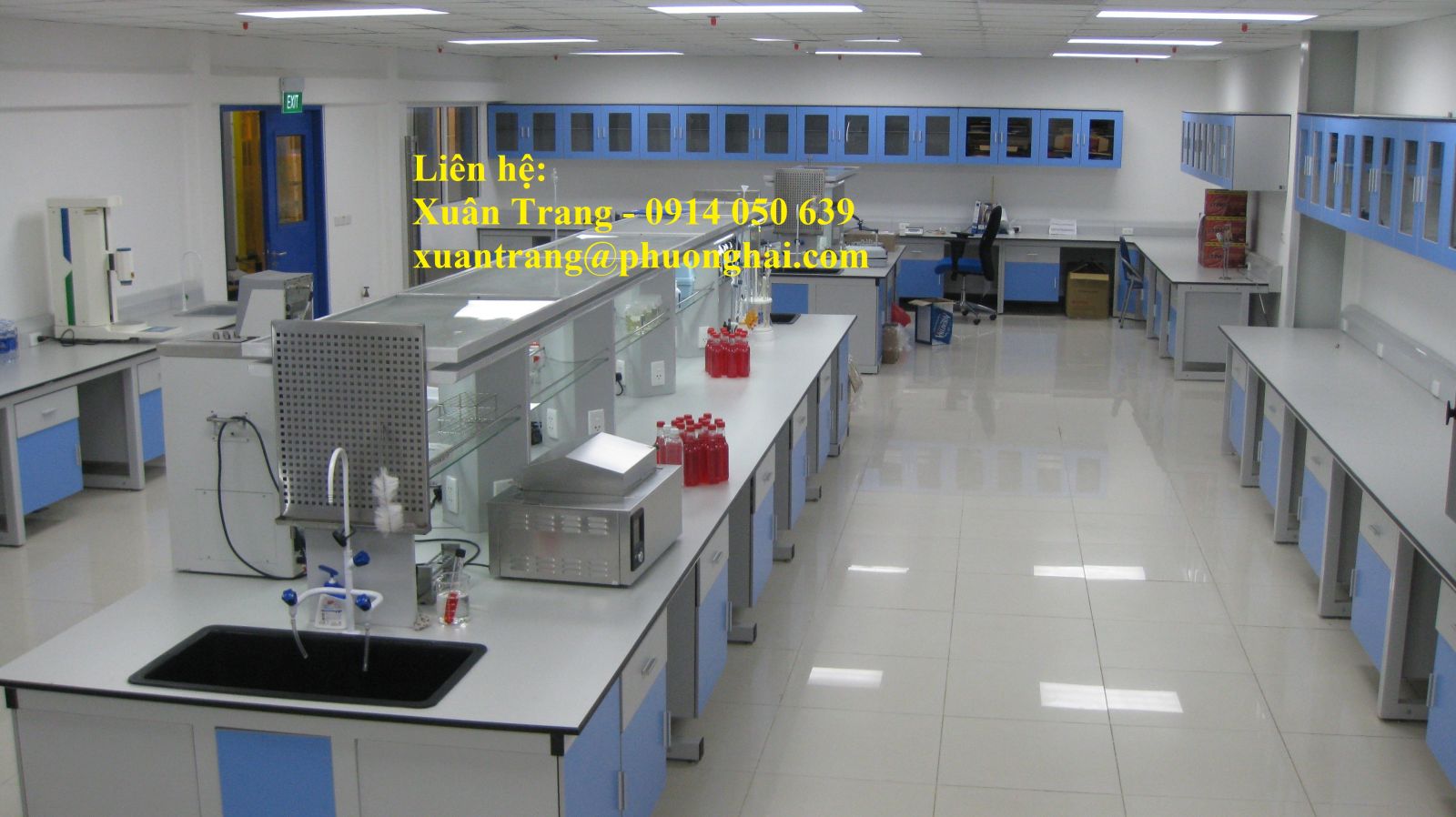 Dịch vụ thiết kế và lắp đặt nội thất phòng thí nghiệm đạt tiêu chuẩn quốc tế